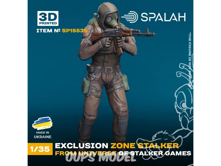 Spalah kit figurine SP15535 zone d'exclusion stalker de l'univers du jeu STALKER SPALAH 1/35