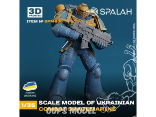 Spalah kit figurine SP14835 Ukrainian combat space marine ZSU SPALAH 1/35