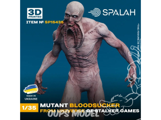 Spalah kit figurine SP15435 suceur de sang mutant de l'univers du jeu STALKER SPALAH 1/35