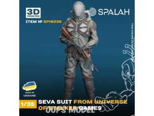 Spalah kit figurine SP16035 costume « SEVA » de l'univers du jeu STALKER SPALAH 1/35