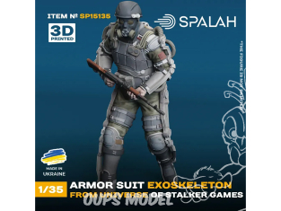 Spalah kit figurine SP15135 exosquelette d'armure de l'univers du jeu STALKER SPALAH 1/35