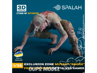 Spalah kit figurine SP15235 mutant de la zone d'exclusion « Snork » de l'univers du jeu STALKER SPALAH 1/35