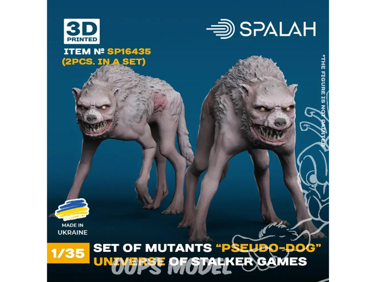 Spalah kit figurine SP16435 ensemble de mutants « Pseudodog » de l'univers du jeu STALKER SPALAH 1/35