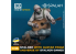 Spalah kit figurine SP16135 harceleur avec une guitare près du feu de camp de l&#039;univers du jeu STALKER SPALAH 1/35