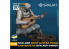Spalah kit figurine SP16135 harceleur avec une guitare près du feu de camp de l&#039;univers du jeu STALKER SPALAH 1/35