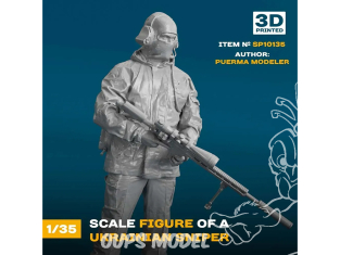 Spalah kit figurine SP10135 tireur d'élite ukrainien 1/35