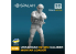 Spalah kit figurine SP11735 Chargeur de mortier ukrainien 82 mm ZSU, impression 3D 1/35