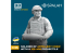 Spalah kit figurine SP13535 soldat d&#039;artillerie avec obus (155 mm) 1/35