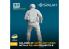 Spalah kit figurine SP13535 soldat d&#039;artillerie avec obus (155 mm) 1/35