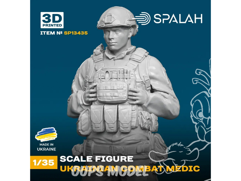 Spalah kit figurine SP13435 médecin de combat ukrainien 1/35