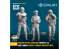 Spalah kit figurine SP10935 calcul du mortier du ZSU avec un mortier de 82 mm 1/35