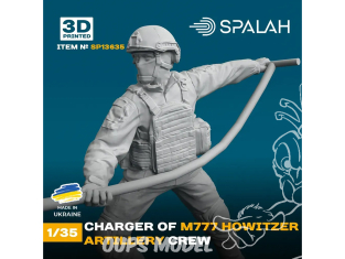 Spalah kit figurine SP13635 chargeur d'artillerie obusier M777 1/35