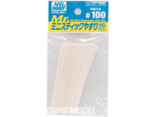 Hasegawa outillage GT127 10 Limes Râpes Blanche 100/100