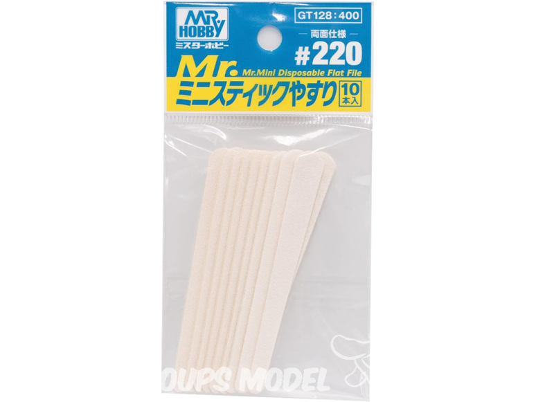Hasegawa outillage GT128 10 Limes Râpes Blanche 200/200