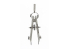 Hasegawa outillage TT46 Diviseur de précision pour traçage Aiguille double
