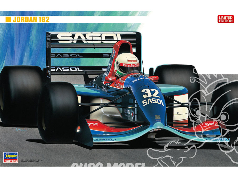 Hasegawa maquette voiture 20728 Jordan 192 1/24