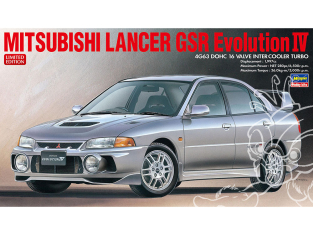Hasegawa maquette voiture 20726 Mitsubishi Lancer GSR Evo IV 1/24