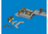 Eduard kit d&#039;amelioration avion brassin Print 6481101 Cockpit Focke Wulf Fw 190A-6 Eduard 1/48