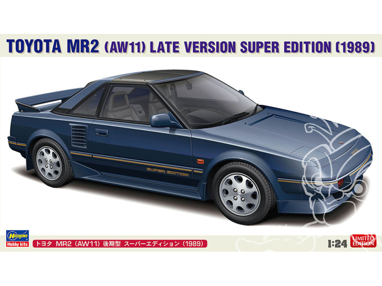 Hasegawa maquette voiture 20725 Toyota MR2 (AW11) Premier modèle G-Limited (toit ouvrant) 1989 1/24