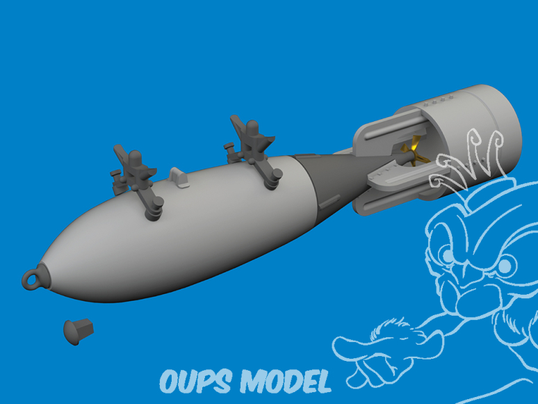 Eduard kit d'amelioration avion brassin Print 6481080 P-40 Bombe 500lb GP Britannique Eduard 1/48