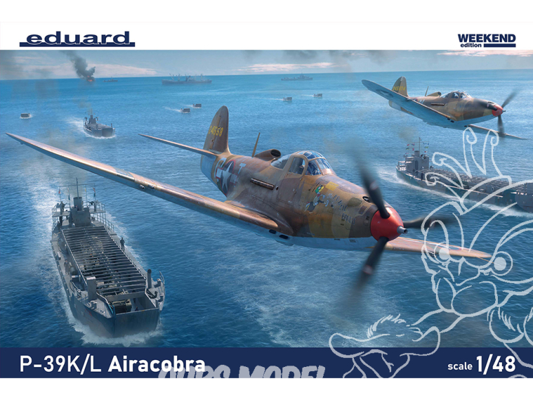 EDUARD maquette avion 8463 P-39K/L Airacobra WeekEnd Edition 1/48