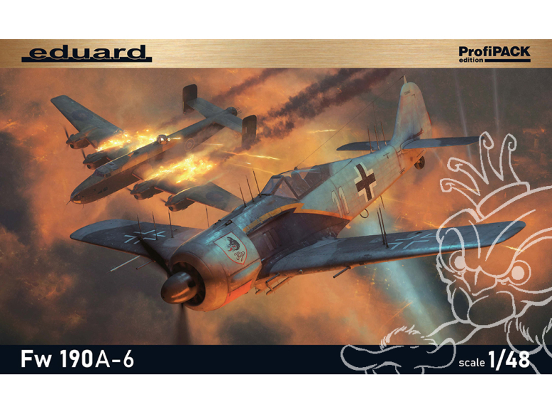 EDUARD maquette avion 82137 Focke Wulf Fw 190A-6 ProfiPack Edition 1/48