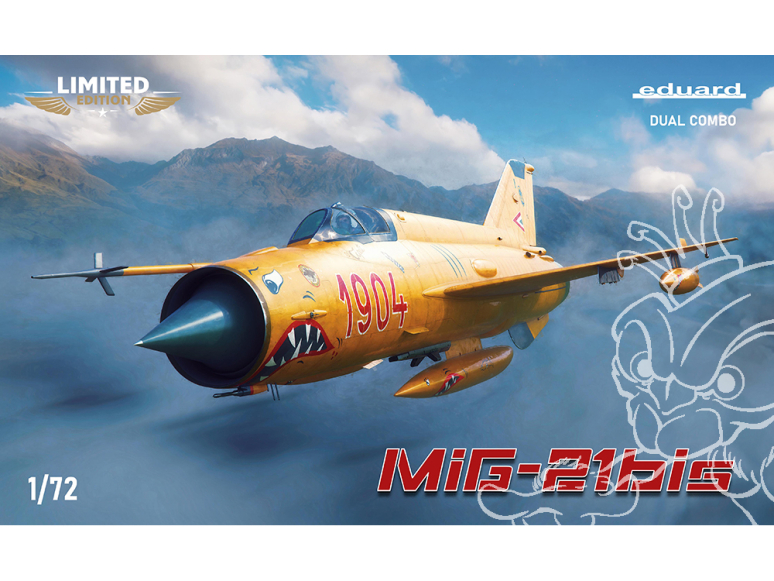 EDUARD maquette avion 2151 MiG-21bis Edition Limitée Dual Combo 1/72