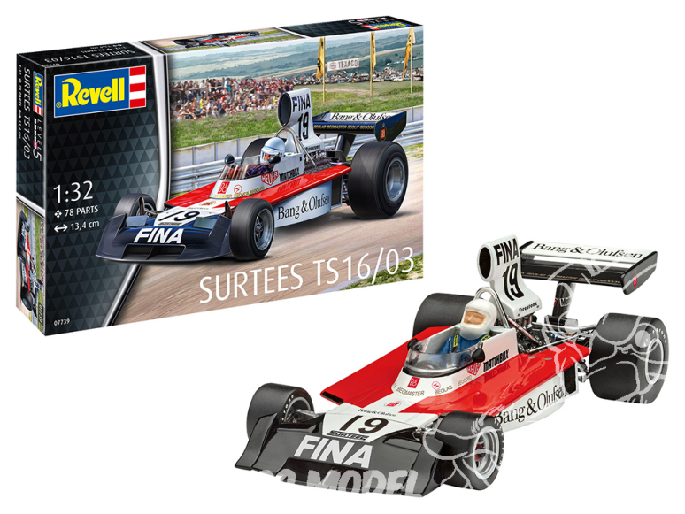 Revell maquette voiture 07739 Surtees TS16-03 1/32