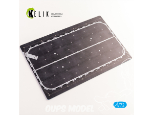 Kelik KS72066 Relevage avant MSDF Hyuga (DDH 181) - Base - Acrylique 3 mm (280 x 180 mm) (170 g) 1/72