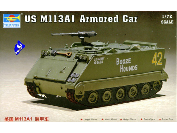 trumpeter maquette militaire 07238 US M 113A1 1/72