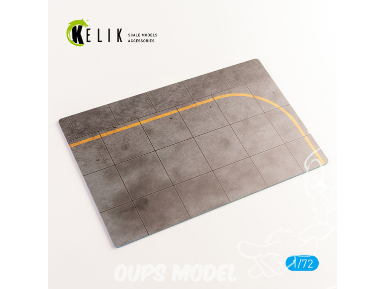 Kelik KS72064 Base aéronavale Oceana Type 1 - Socle - Acrylique 3 mm (280 x 180 mm) (170 g) 1/72
