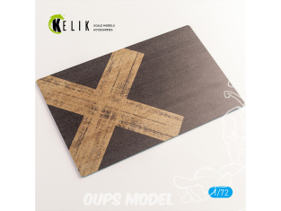 Kelik KS72062 Voie de circulation Dayton-Wright-Patterson - Base - Acrylique 3 mm (280 x 180 mm) (170 g) 1/72