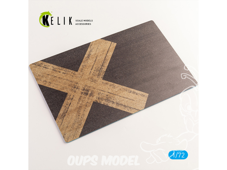 Kelik KS72062 Voie de circulation Dayton-Wright-Patterson - Base - Acrylique 3 mm (280 x 180 mm) (170 g) 1/72