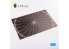 Kelik KS72058 Cercle d&#039;étalonnage de boussole - Base - Acrylique 3 mm (280 x 180 mm) (170 g) 1/72