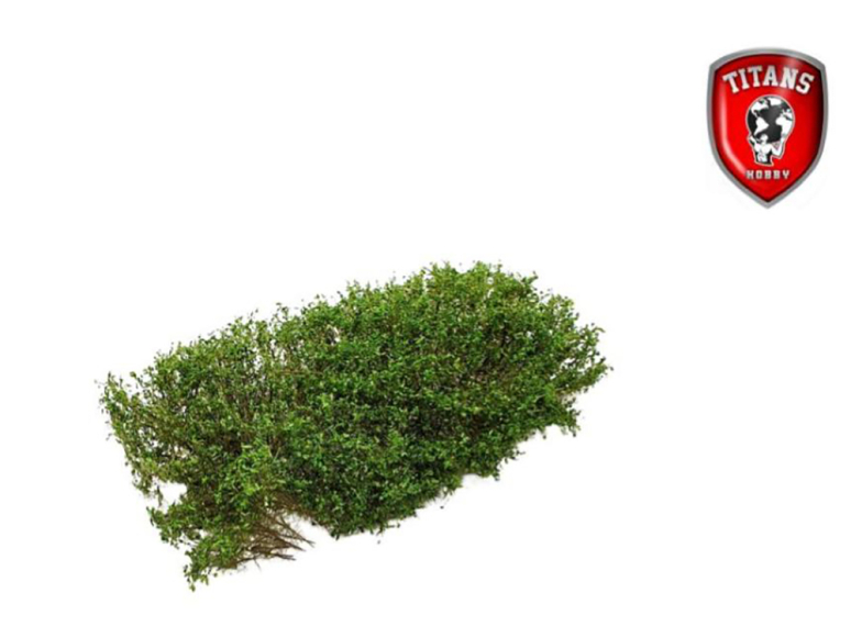 Titans Hobby végéation TTH214 Arbustes 15x15 Longueur 15mm Vert printemps