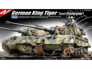 Academy maquette militaire 13229 King Tiger Last Production 1/35