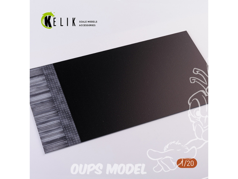 Kelik KS20006 Base F1 Garage Type 2 - Acrylique 3 mm (180 x 357 mm) (210 g) 1/20