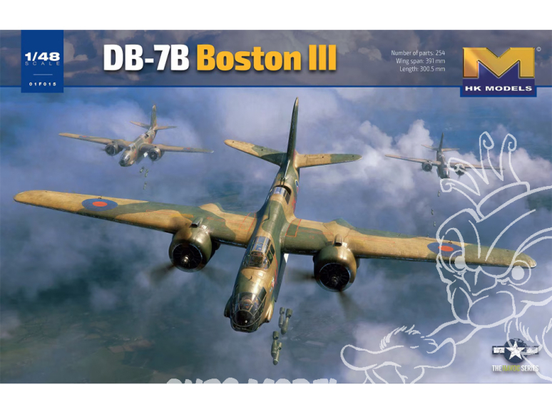 HK Models maquette avion 01F015 DB-7B Boston III 1/48