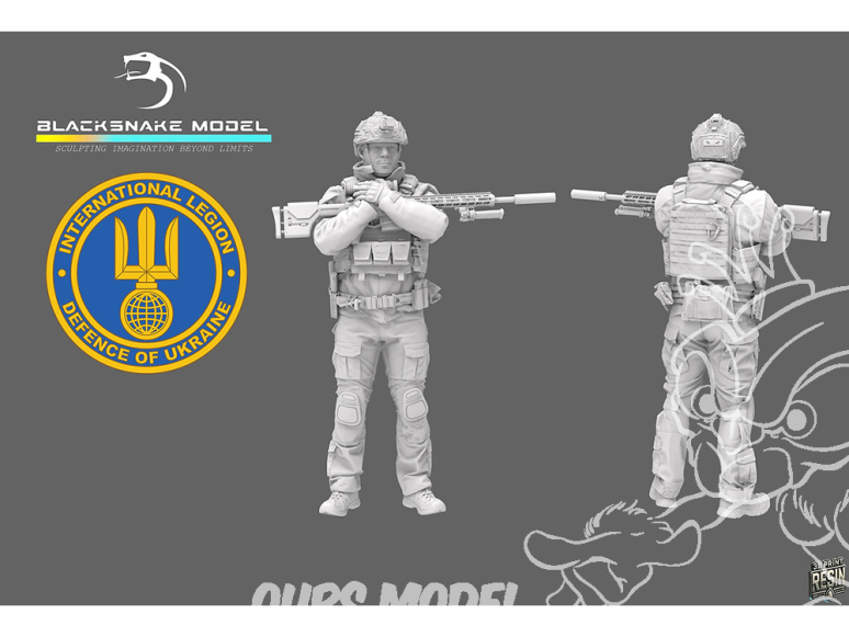 Blacksnake Model figurine UKR1/16-04 Soldat AZOV SF-04 1/16