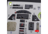 Kelik Decals 3D K48087 Autocollants 3D intérieurs du TBF-1C pour kit Academy 1/48