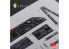 Kelik Decals 3D K48090 Autocollants 3D intérieurs du CH-46E pour kit Academy 1/48