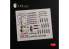 Kelik Decals 3D K48091 Autocollants 3D Intérieur du compartiment de chargement du CH-46E pour kit Academy 1/48
