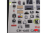 Kelik Decals 3D K48091 Autocollants 3D Intérieur du compartiment de chargement du CH-46E pour kit Academy 1/48