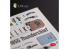 Kelik Decals 3D K48095 F-105G Thunderchief Autocollants 3D intérieures pour kit HobbyBoss 1/48