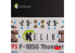 Kelik Decals 3D K48095 F-105G Thunderchief Autocollants 3D intérieures pour kit HobbyBoss 1/48