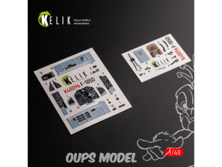 Kelik Decals 3D K48096 F-105D Thunderchief Autocollants 3D intérieures pour kit HobbyBoss 1/48