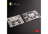 Kelik Decals 3D K48097 Autocollants 3D intérieurs MH-53 Sea Dragon pour kit Academy 1/48