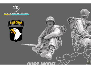 Blacksnake Model figurine ST-18 Soldat 101st Airborne figurine 18 1/35