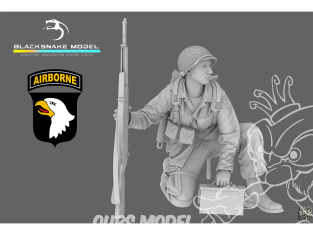 Blacksnake Model figurine ST-17 Soldat 101st Airborne figurine 17 1/35