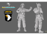 Blacksnake Model figurine ST-16 Soldat 101st Airborne figurine 16 Posant pour une photo 1/35